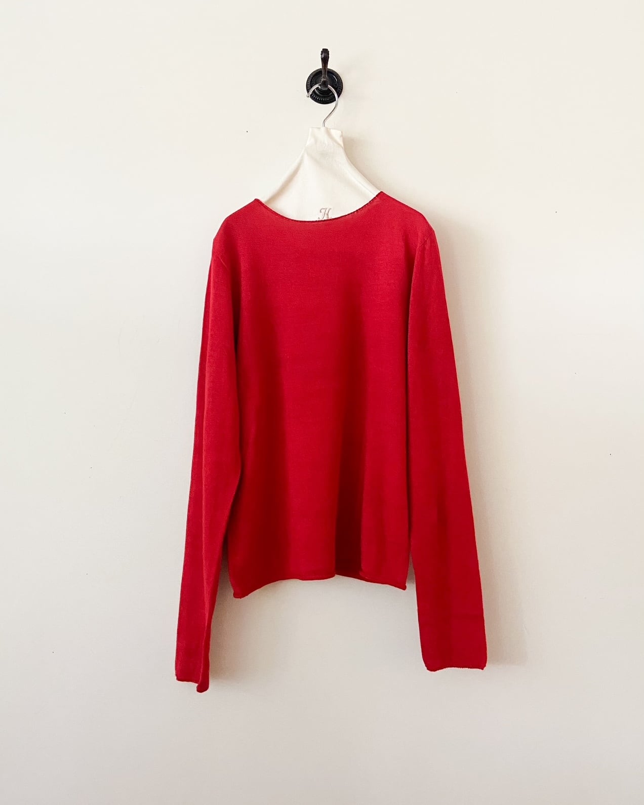 1dozen コットンシフォンラウンドネックプルオーバー　780168