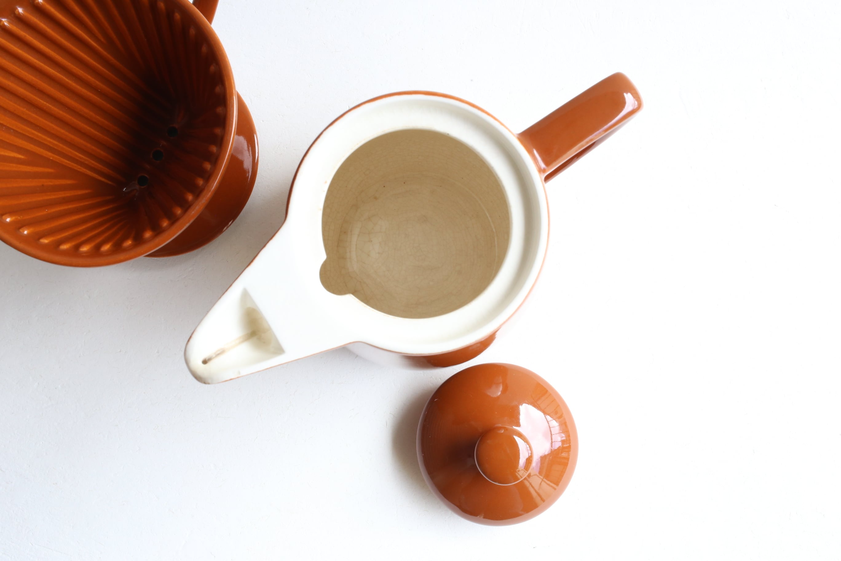 ドイツ ヴィンテージ Melitta メリタ 陶器 ポット ＋ ドリッパー『102