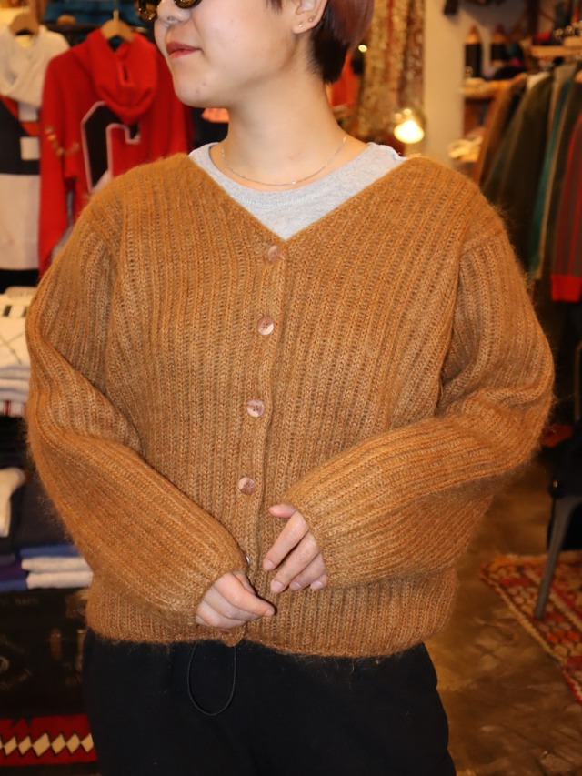 L.L Bean mohair knit cardigan【8053】