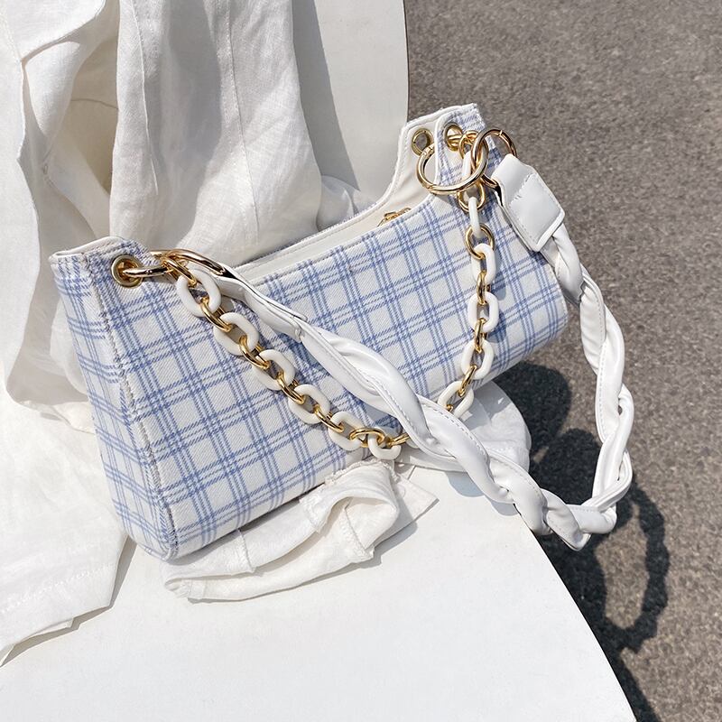 Shangxinyangqi小さなバッグ女性バッグ2020新しい潮ネット赤野生チェーンショルダーメッセンジャーバッグファッション脇の下バッグ Tiancai_Wing_Bag7360522