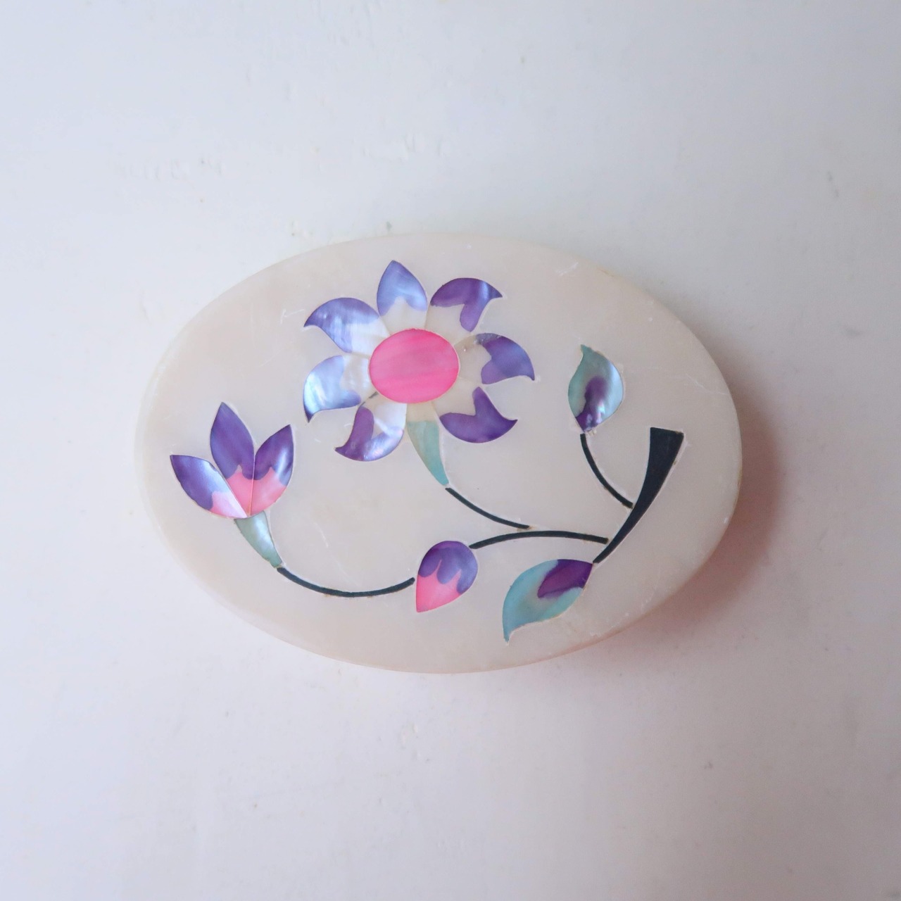 パープルのお花のケース2