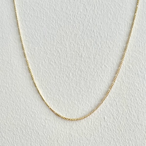 【GF1-133】16inch gold filled chain necklace