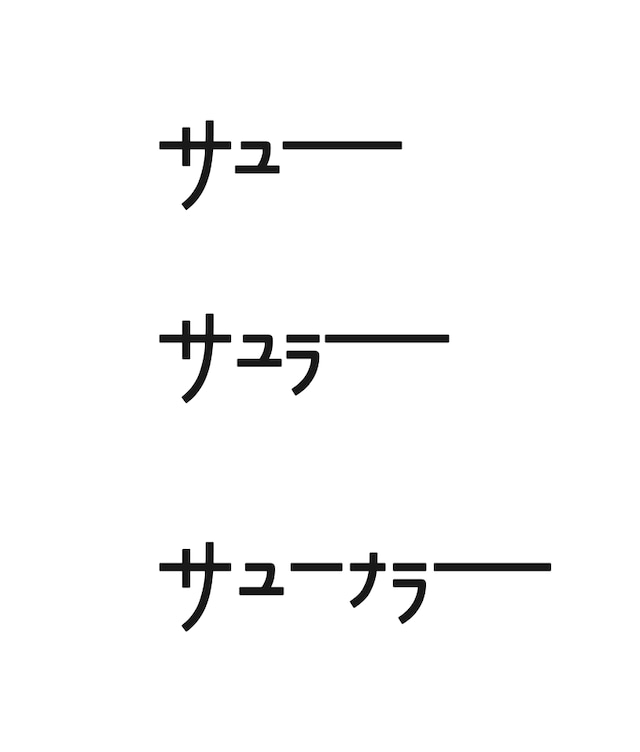 サユー・サユラー・サユーナラー ステッカー