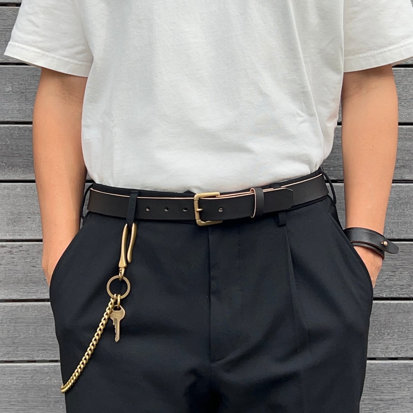 ヌメサドル・クロムエクセル/Narrow Belt 30mm幅】 | yc_leather.craft
