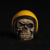 VINTAGE HELL'MET VALVE CAP /CC110イエロー