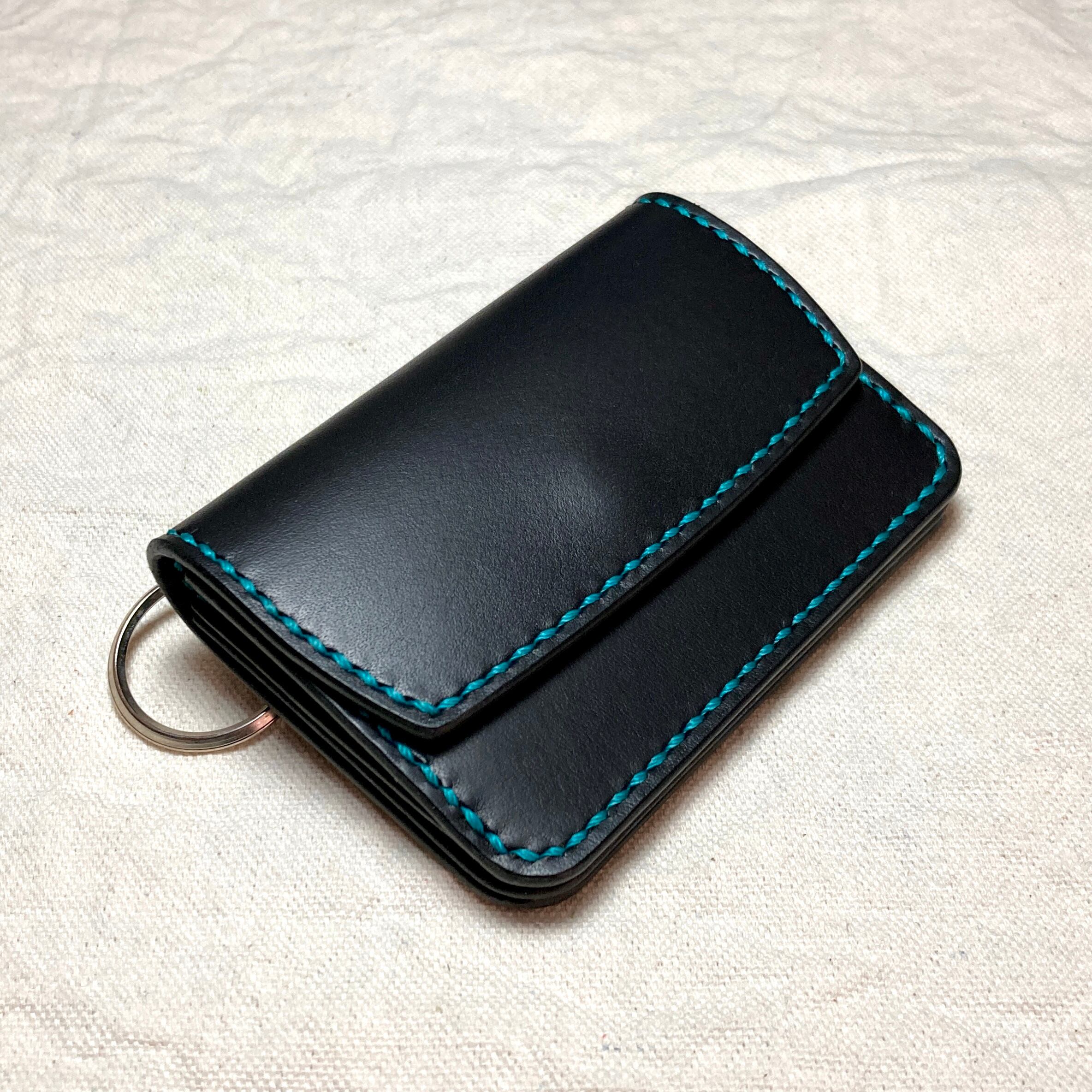 d*k様 栃木レザー ギャルソンウォレット 本革 コンパクト財布 総手縫い 二つ ワンアクションで完結する｜栃木レザー コンパクト財布 本革 総手縫い