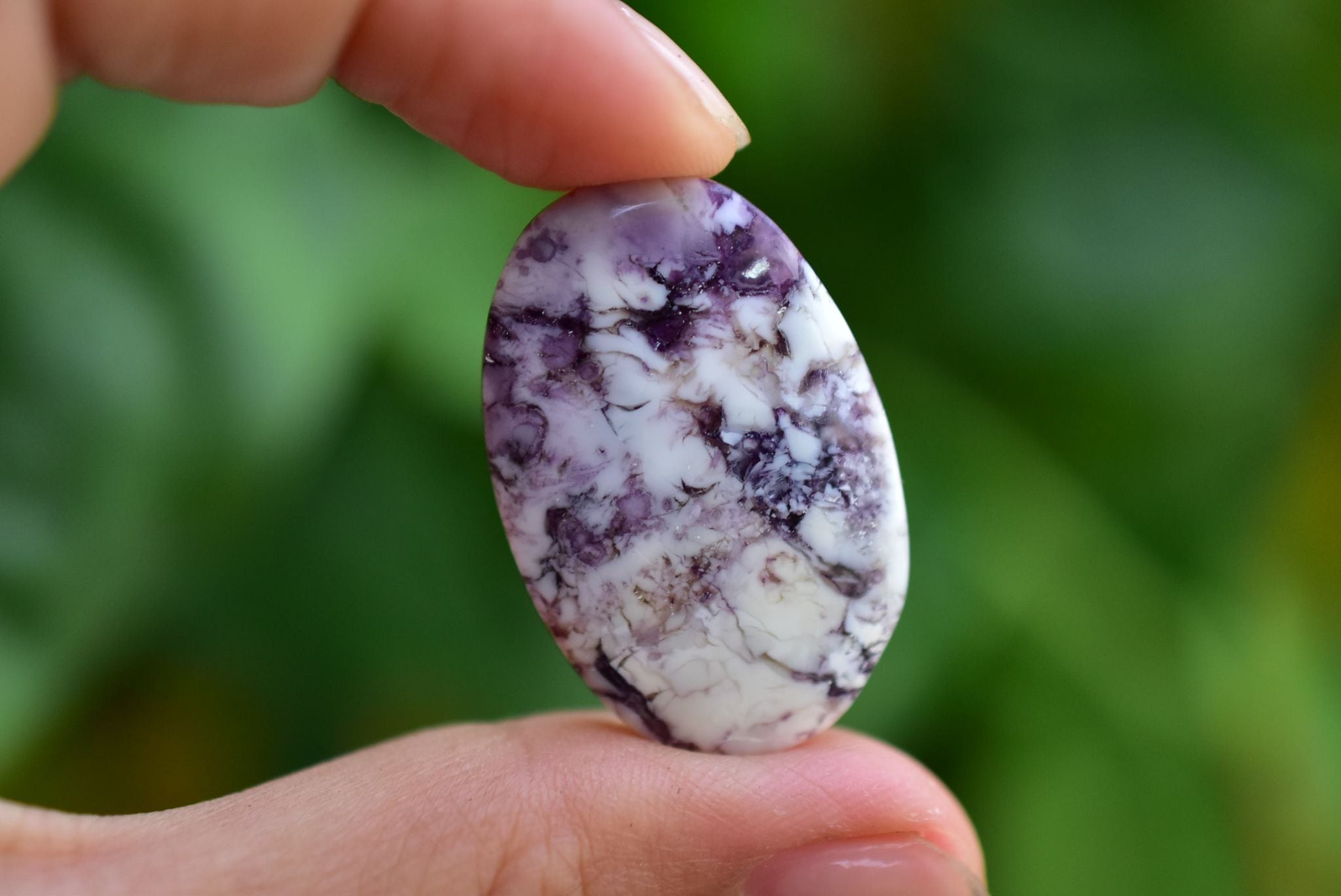 紫マーブル模様☆ティファニーストーン ルース234 | Funky garuda