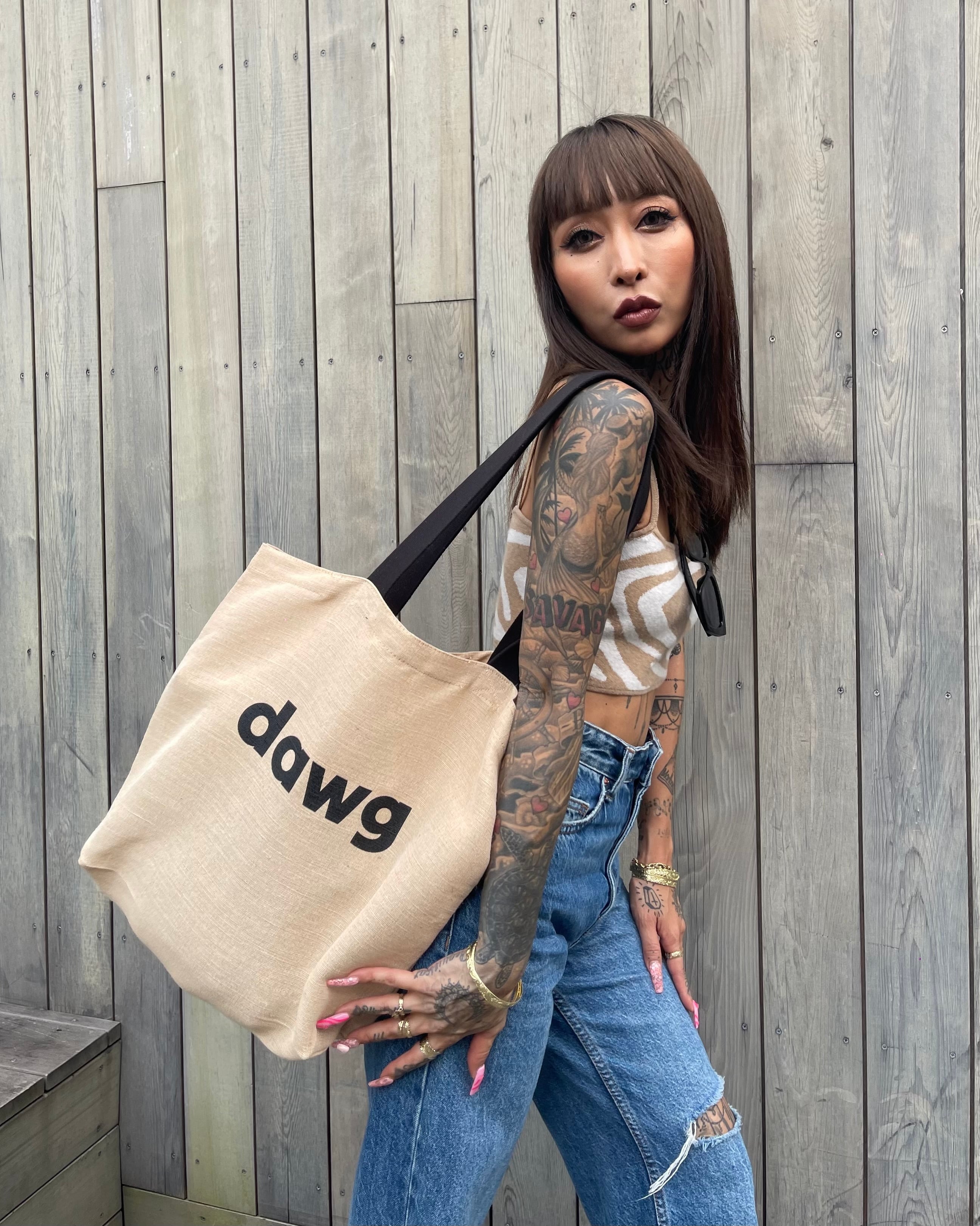 DAWG BIGロゴジュートBAG | DAWG