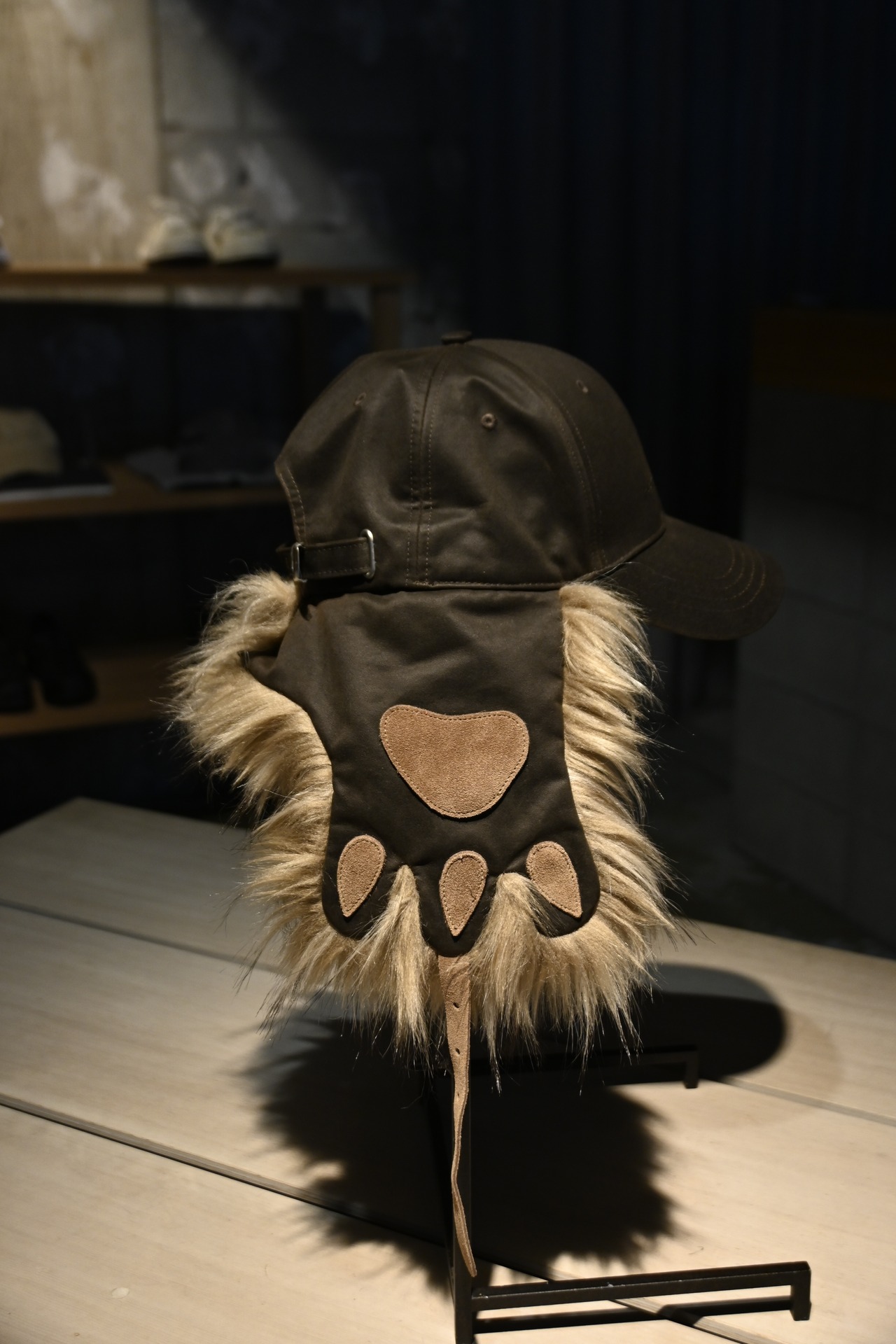 【26AW | UNISEX】Feng Chen Wang フェンチェンワン / キャップ / CAT EARFLAPBLACK DENIM BASEBALL CAP / FUF22AC28 - 4