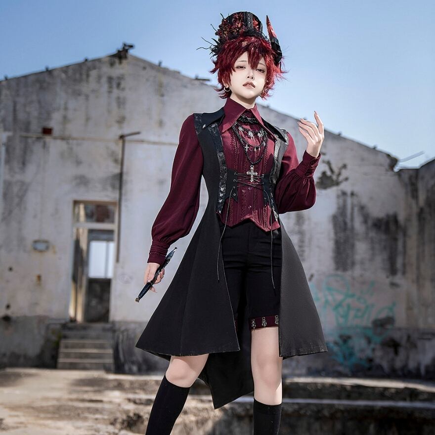 王子系ロリィタ ハーフパンツ 少年装×舞台衣装向け｜WithU | ゴスロリ