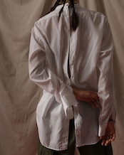 1940's Arrow / Open Back Shirt / Size M - White