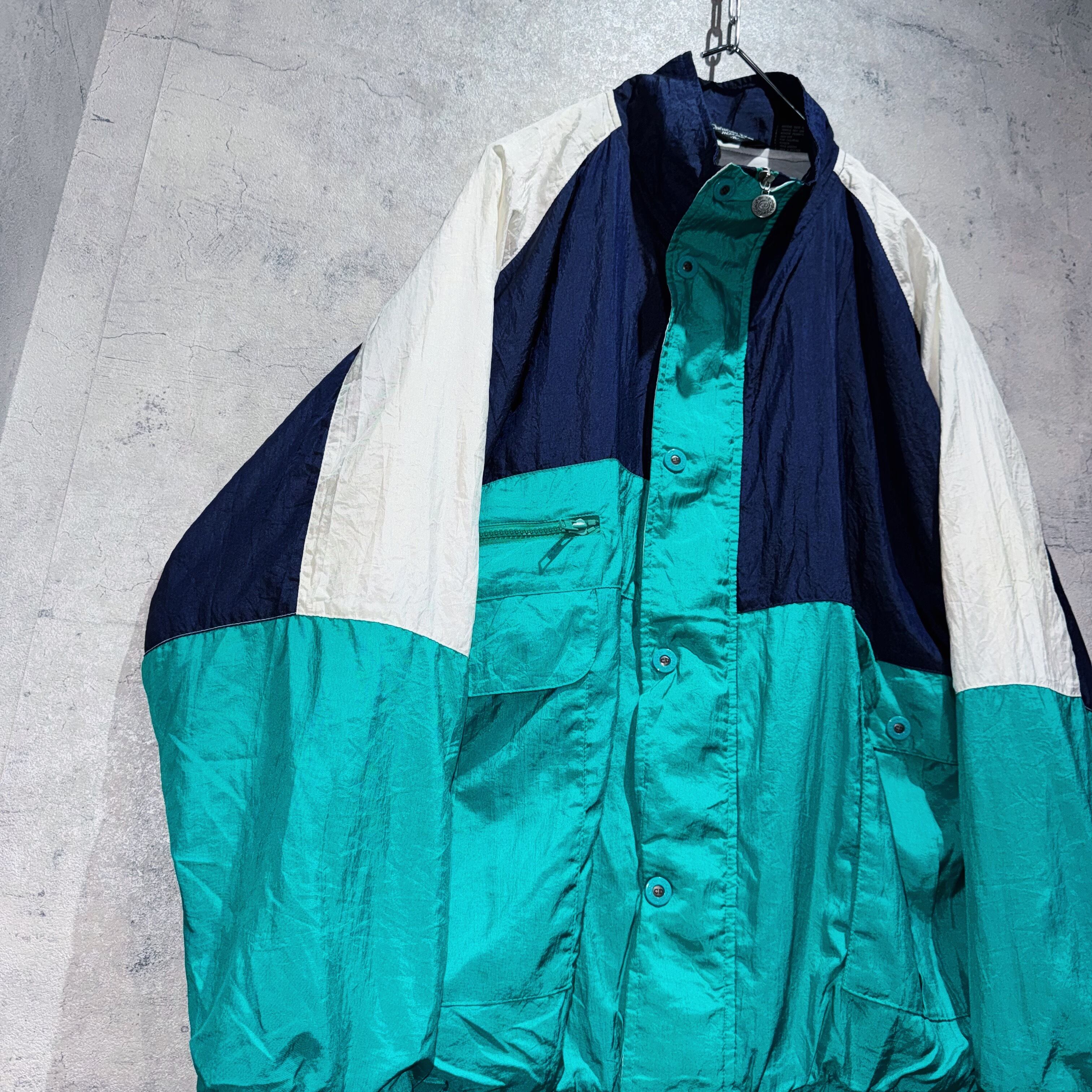 80's”Christian Dior”brand logo zip design nylon jacket | ayne