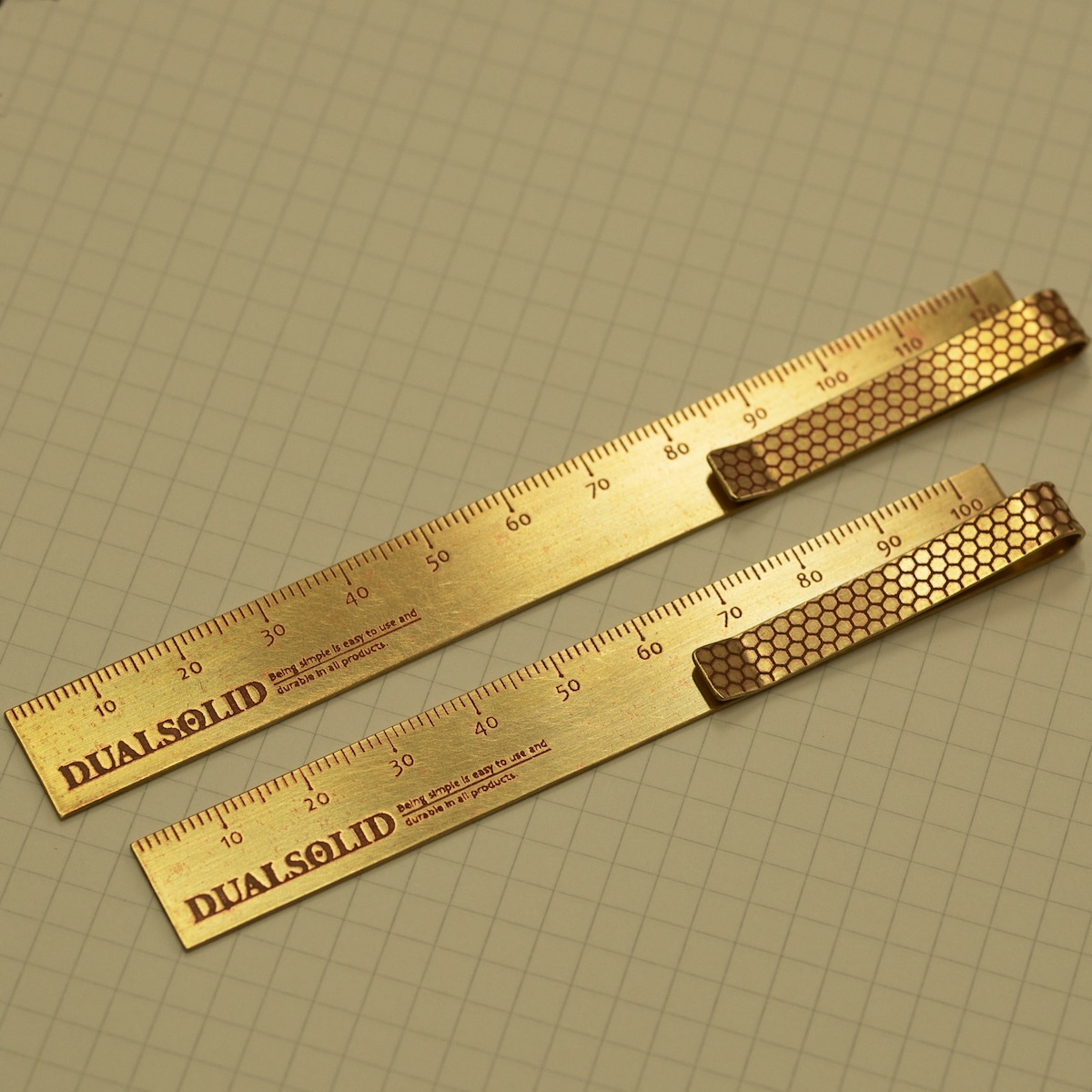 Forge Clip Ruler Brass Clip Ruler | 坂田制作室 online shop