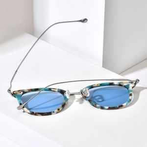 Titanium Acetate Colorful Sunglasses -boston- / チタン アセテート カラフル サングラス -ボストン-