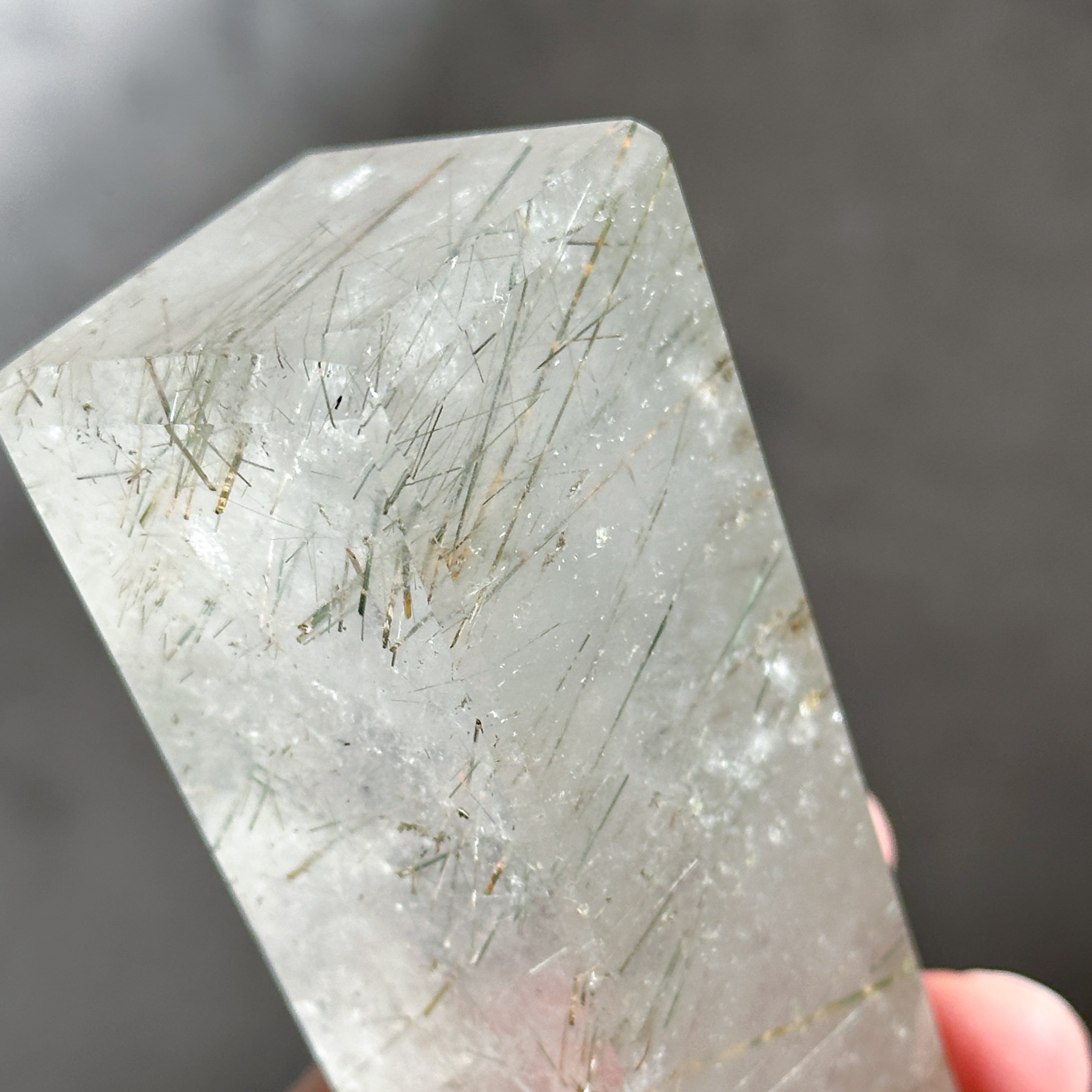 マルチルチルクォーツ タワー 04◇ Multi-Rutile Quartz ◇天然石