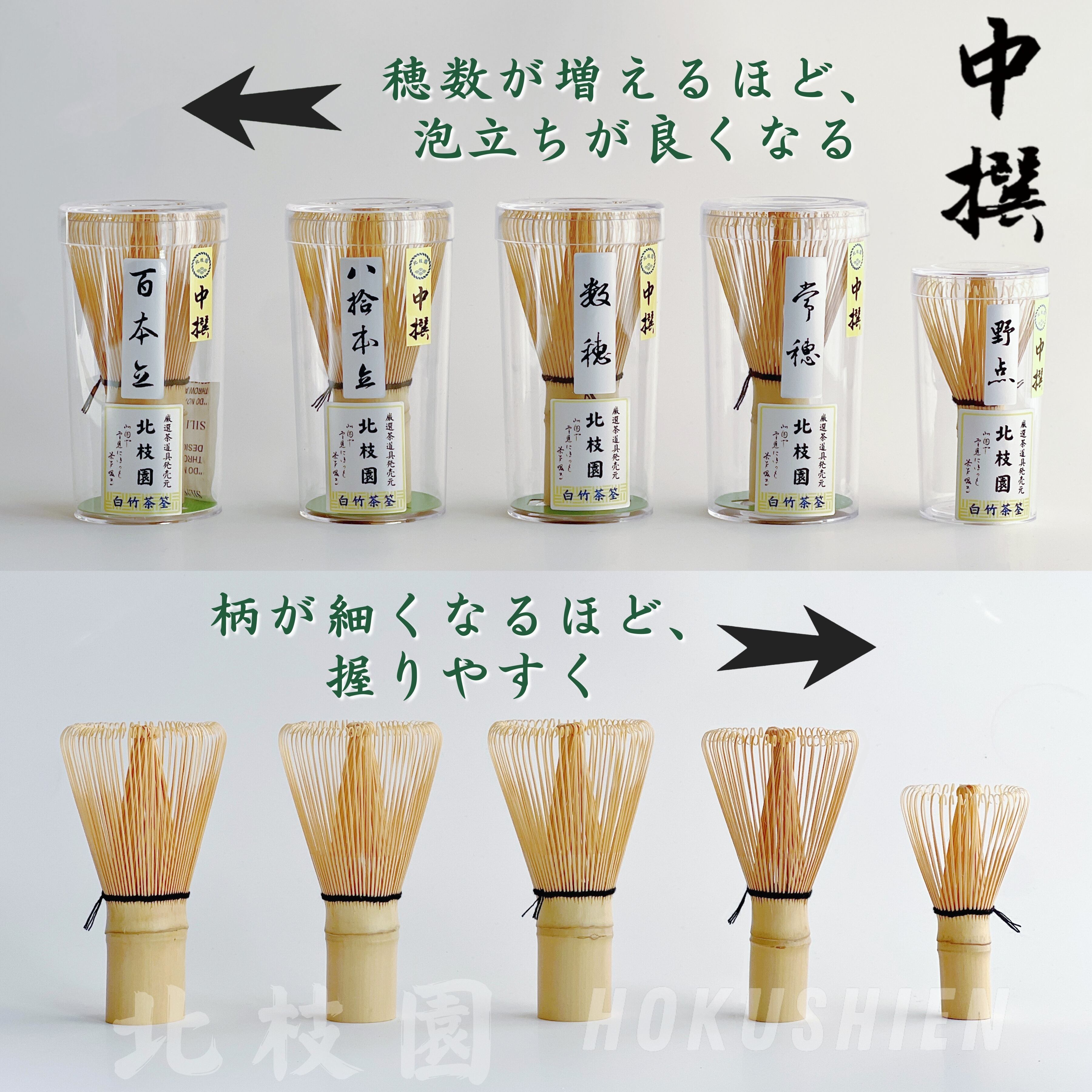 JPさま専用竹茶袋2点セット送料込み 中撰】 茶筅 八十本立 白竹 S1-F2 | 北枝園