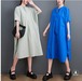 【春夏新作】ファッションワンピース♪ブルー/グリーン2色展開◆#sedmsh-229297