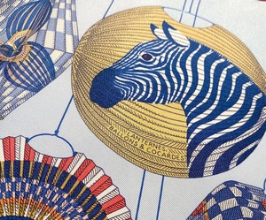 HERMES エルメス スカーフ ガヴロッシュ45 《ランラン・風船・帽章》893918S