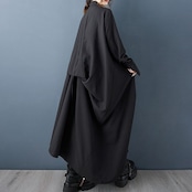 アシンメトリー 変形 シャツワンピース 00250