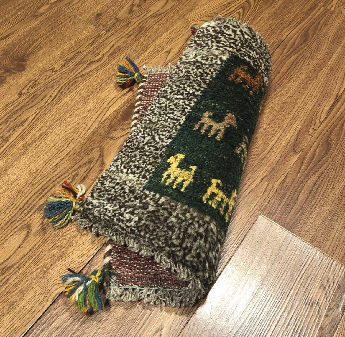 ペルシャギャッベ (ギャベ) チェアマット 椅子の座布団 No.GS-1374