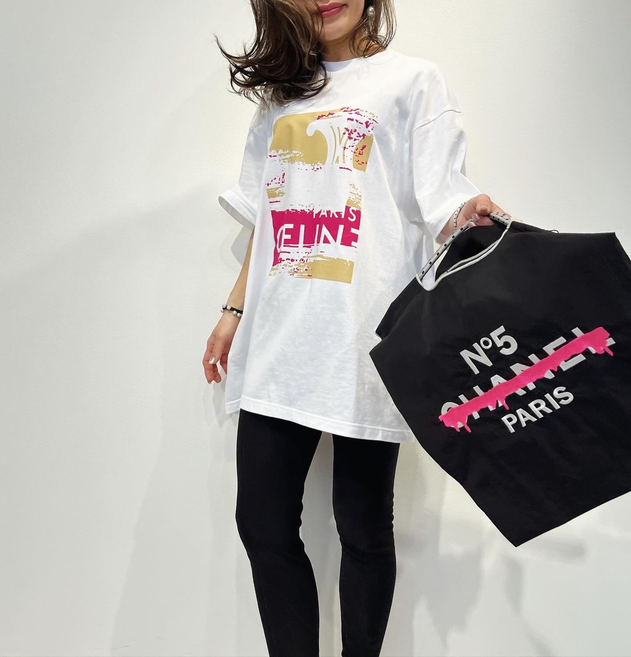 ミカーレミカーレ MICALLEMICALLE  CE Paint T