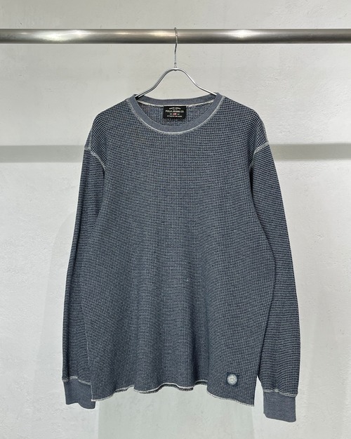00s POLO JEANS Ralph Lauren L/S Indigo Thermal Tee
