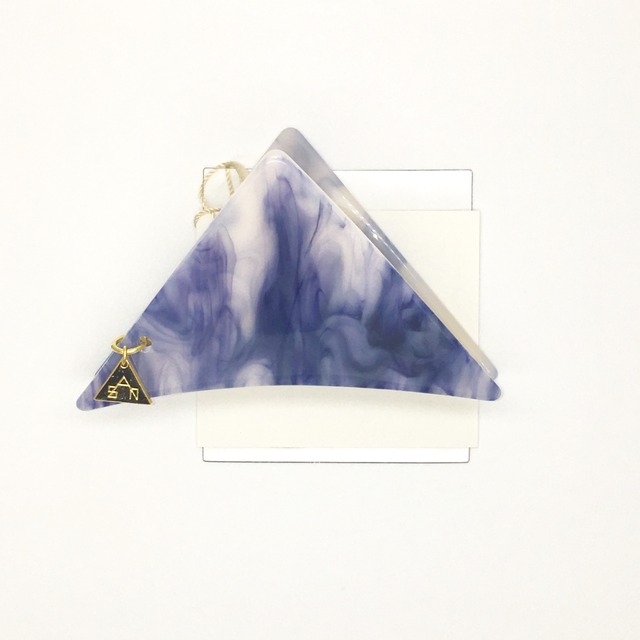 sAn 三角クリップ　ネイビー