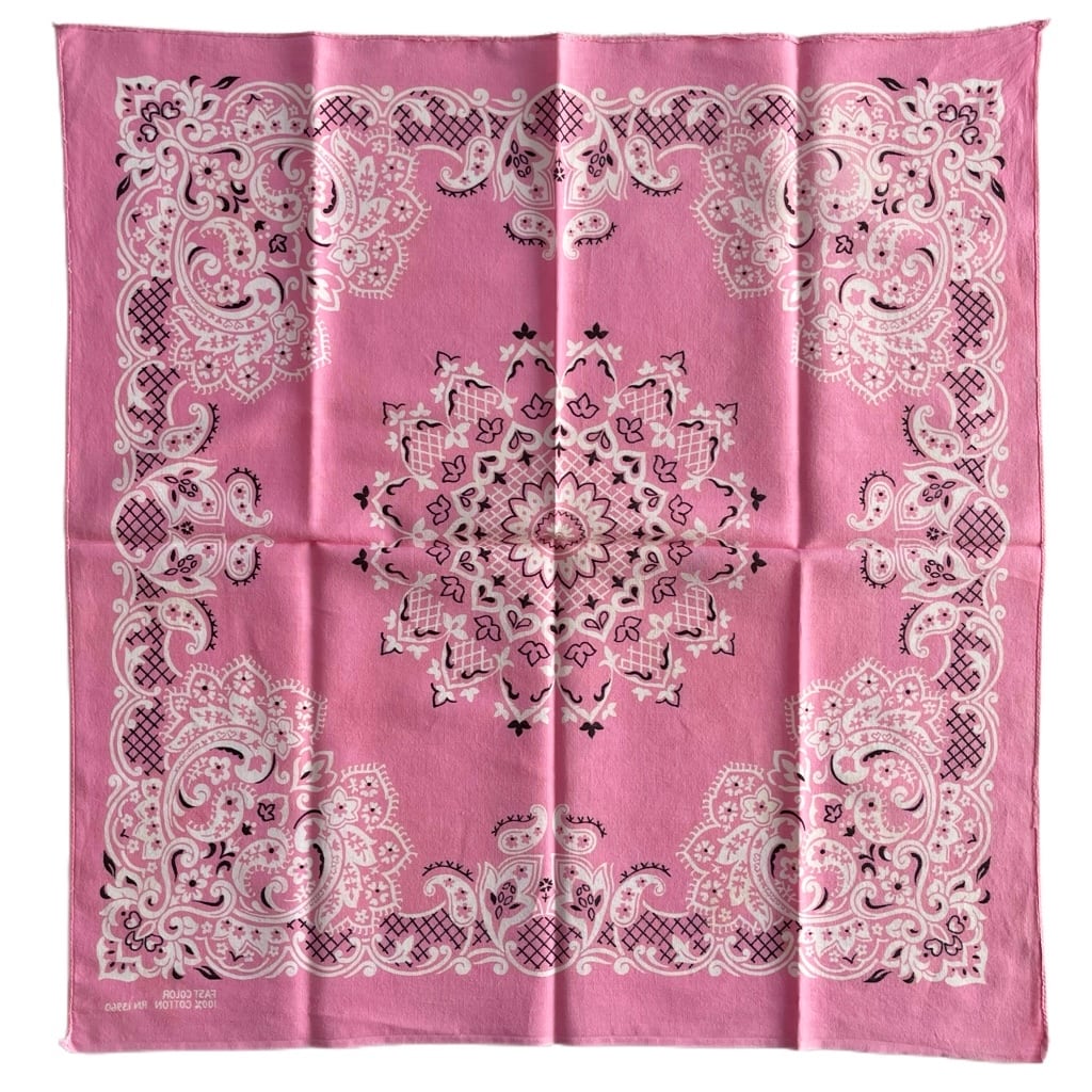 RN13960 クッキー柄　バンダナ　トリコロール RN13960 クッキー柄バンダナトリコロール