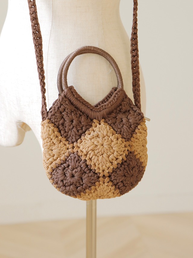 ●crochet knitted BAG