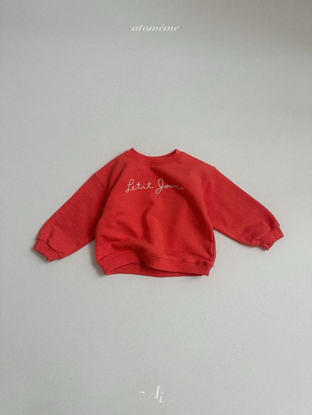 《予約》送料無料【atomeme】Petit Jour Sweatshirt