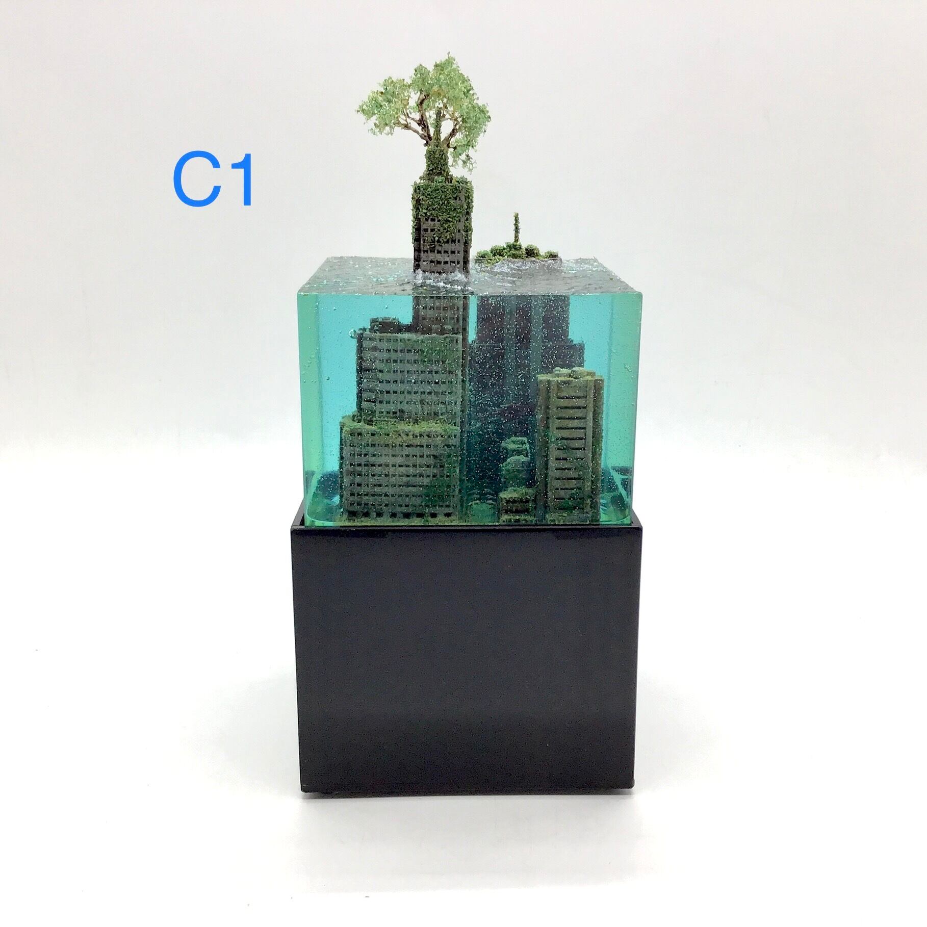 MASAKI 関 真生】「水没夜景(小) C」1・2 - Submerged Nightscape(S) C