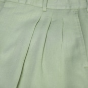 wide 3tuck color slacks light green
