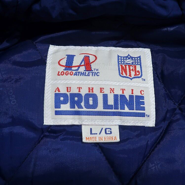 古着 LOGO ATHLETIC PRO LINE NFL ダラス・カウボーイズ 中綿 ナイロン