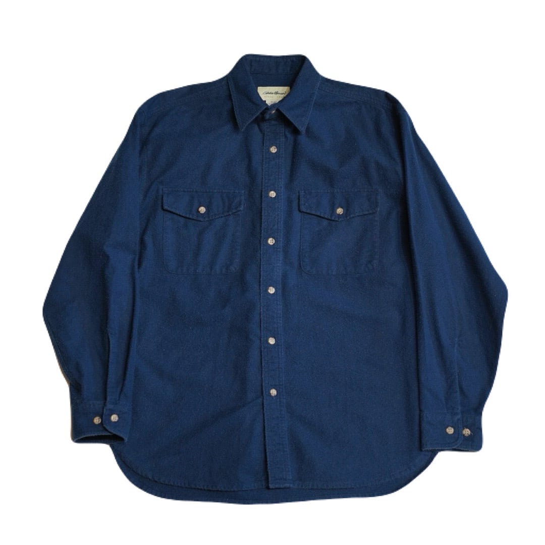 USED 90s Eddie Bauer Chamois cloth shirt -Medium 03147