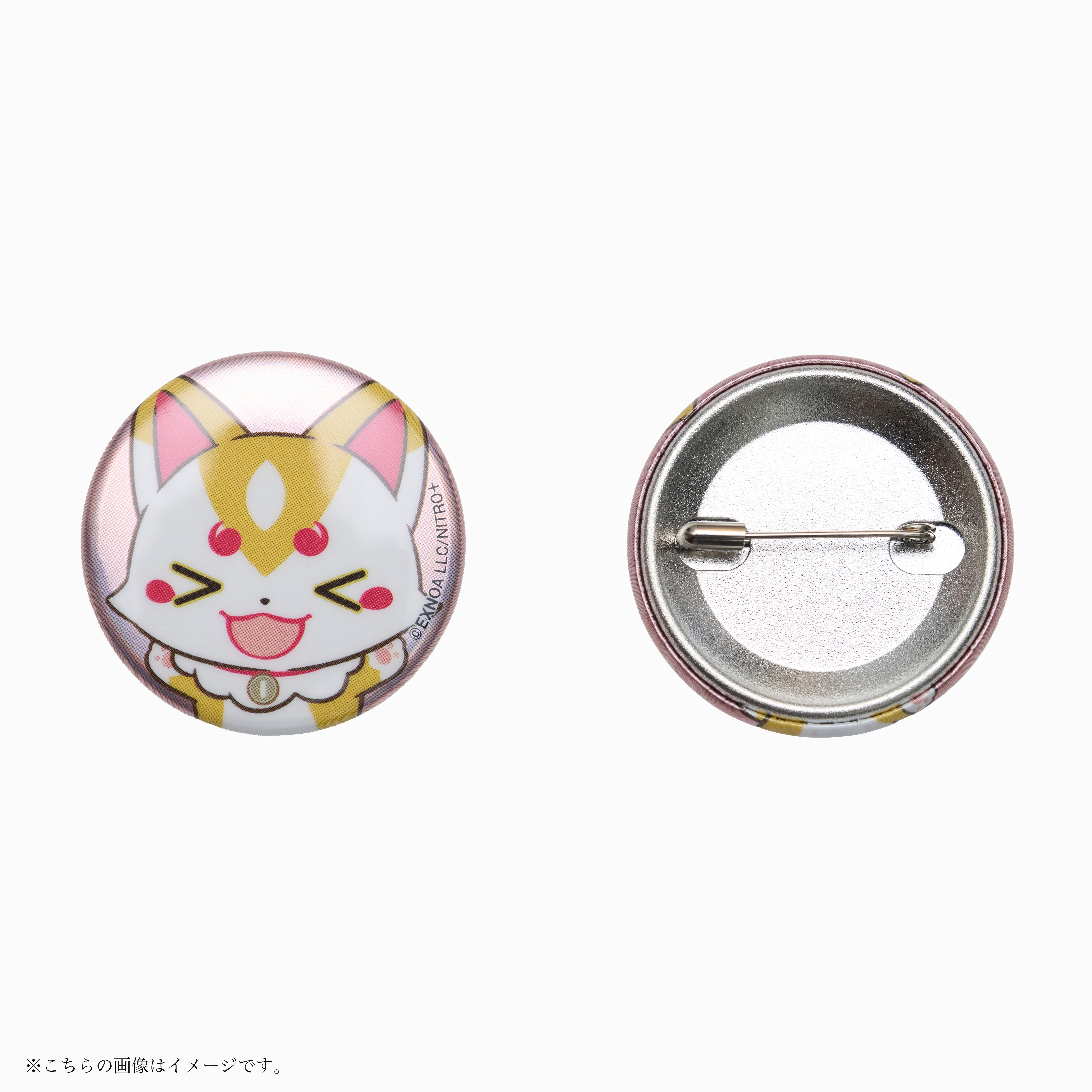 刀剣乱舞 ONLINE 缶バッジ こんのすけ/くろのすけ/ぶいのすけ1号/ぶい