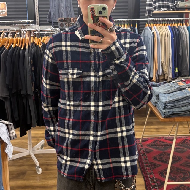 【USED】チェックシャツ