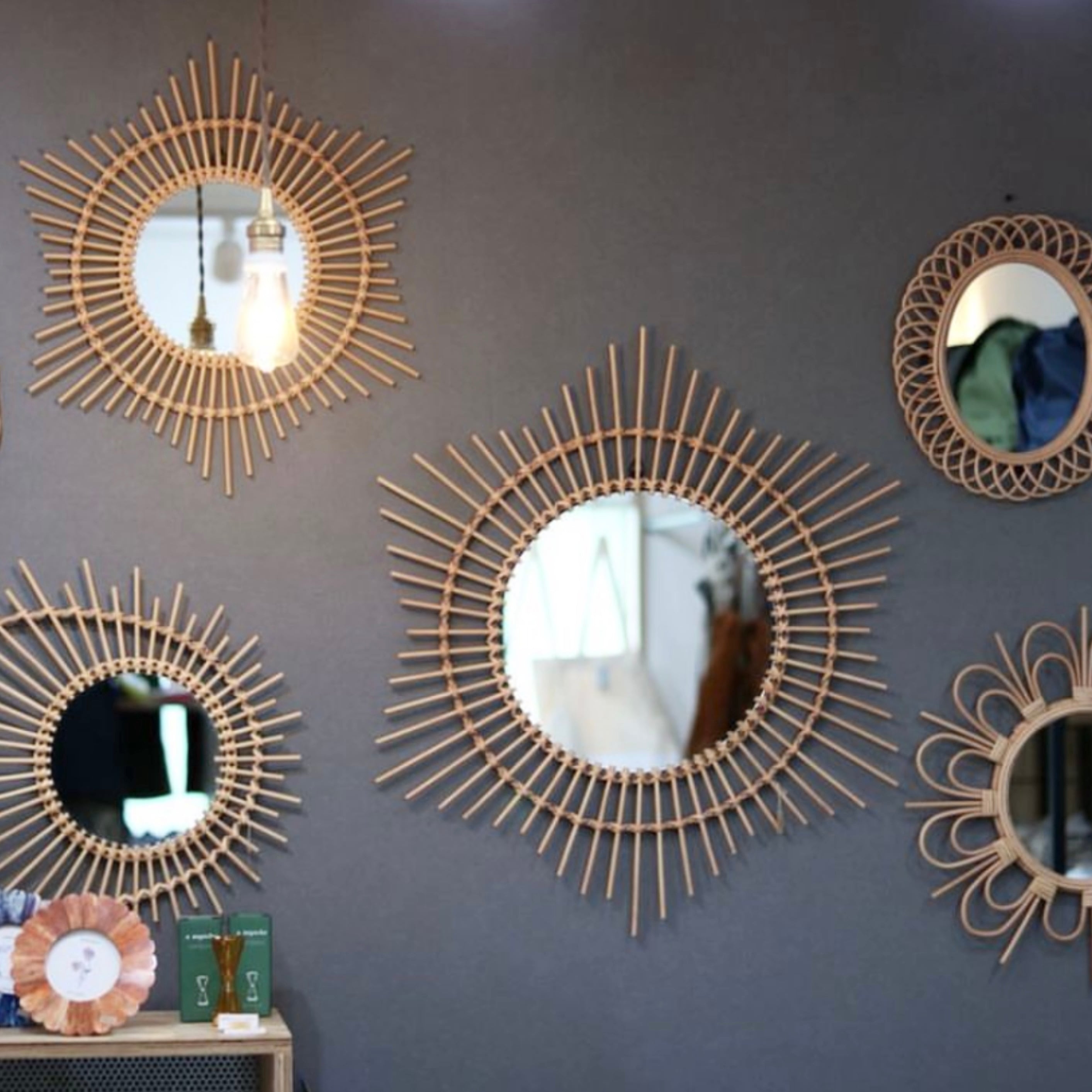 a.depeche ロッタ ラタンミラー S | Zakka so-la