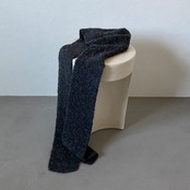 ロングフラップニットcap/チャコール