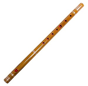 【努力特価】山本竹細工屋 (YAMAMOTOTAKIZAYIKUYA) 竹製篠笛 7穴 白紐巻き 昇格版六本調子 伝統的な楽器 竹笛横笛 (白巻)