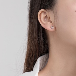 おしゃれ キラキラ ダイヤモンド シルバー ピアス