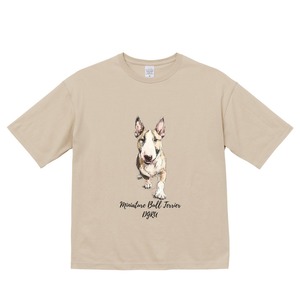 ミニチュア・ブル・テリア　ビックシルエットTシャツ