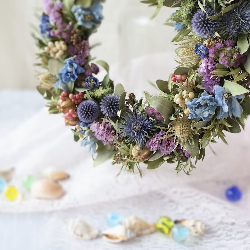 ユーカリミルフィーユ　リース　クリスマス雑貨 ユーカリミルフィーユ リース クリスマス雑貨 ⁿᵉʷ ⁱⁿ 次回 -𝙊𝙋𝙀𝙉