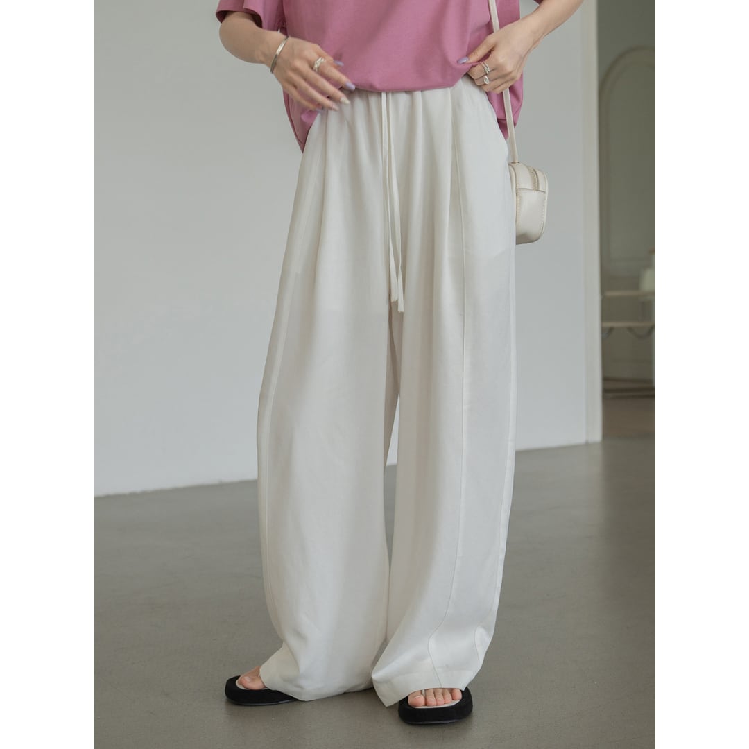 high waist wide leg pants