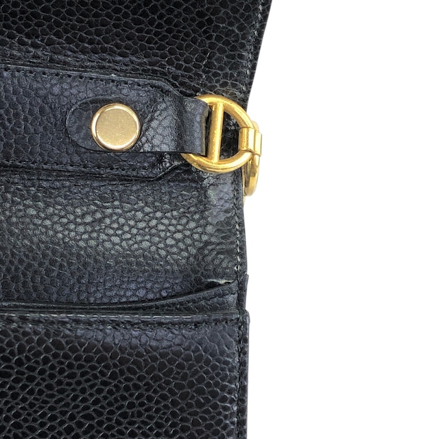 Christian Dior クリスチャン ディオール ショルダーバッグ ブラック CDロゴ レザー チェーン vintage ヴィンテージ オールド n5ndi6