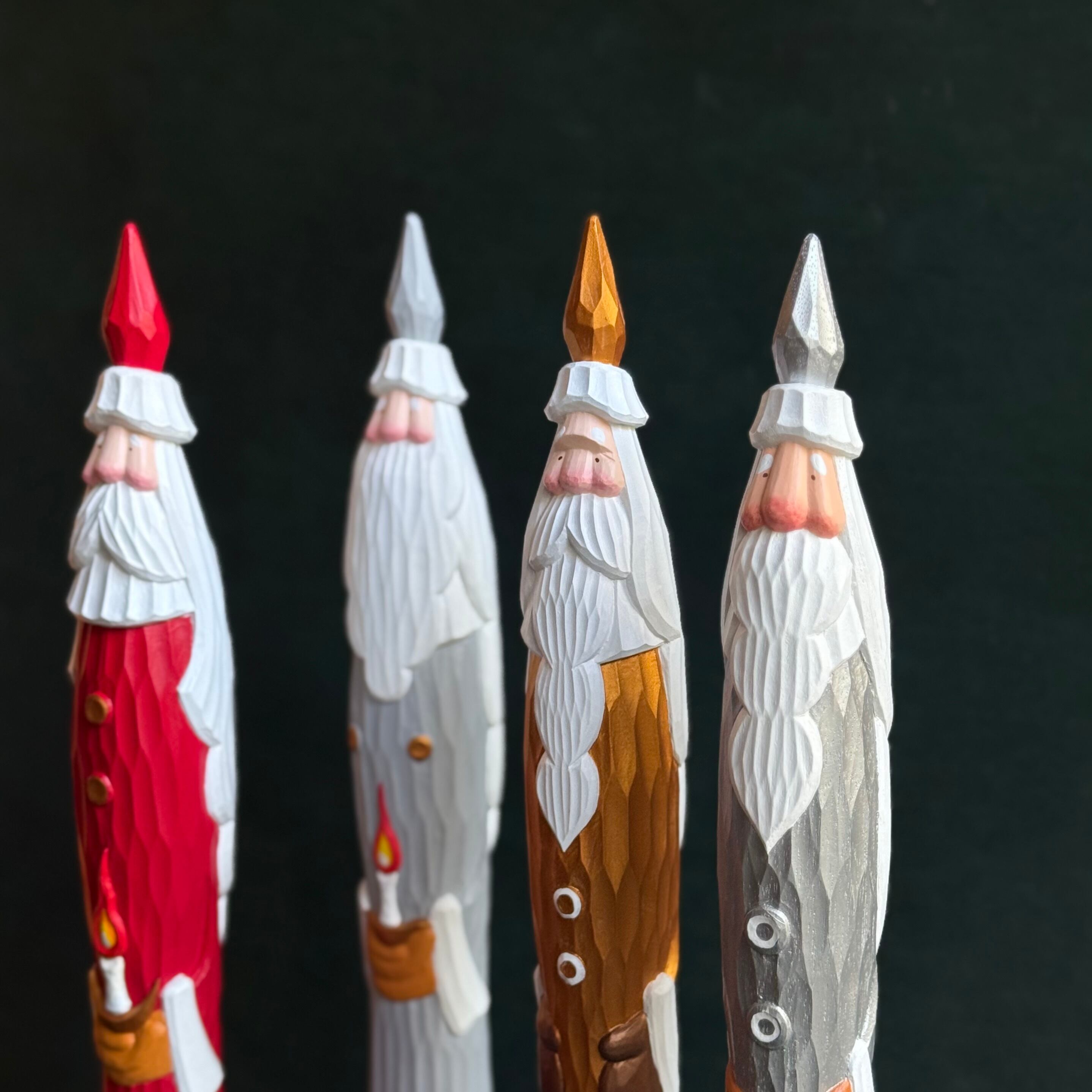 とんがりサンタ Premium [キャンドル] レッド | gallery 一白