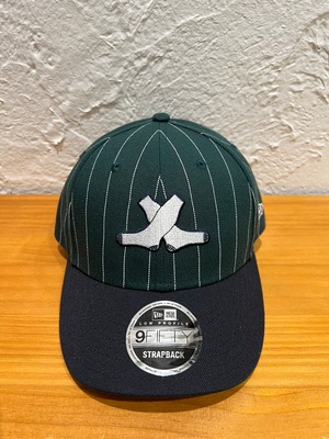 NEW ERA (ニューエラ) - LP9FIFTY am PINSTRIPE MIYUKI ARIHARA (LP950 am ミユキ アリハラ シカゴ・ホワイトソックス グリーン ブラック バイザー)