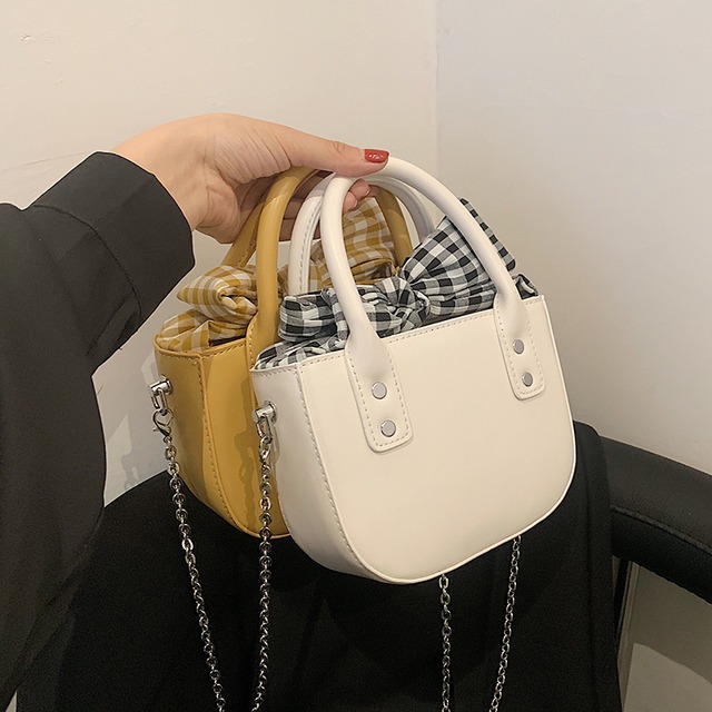 サマーチェーン 夏物 スクウェア ハンドバッグ メッセンジャーバッグ 手作りハンドバック92159092713