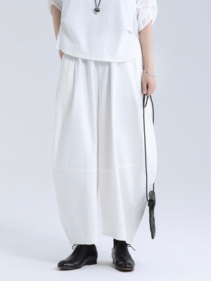 Curved balloon wide-leg pants 2color [T2814]