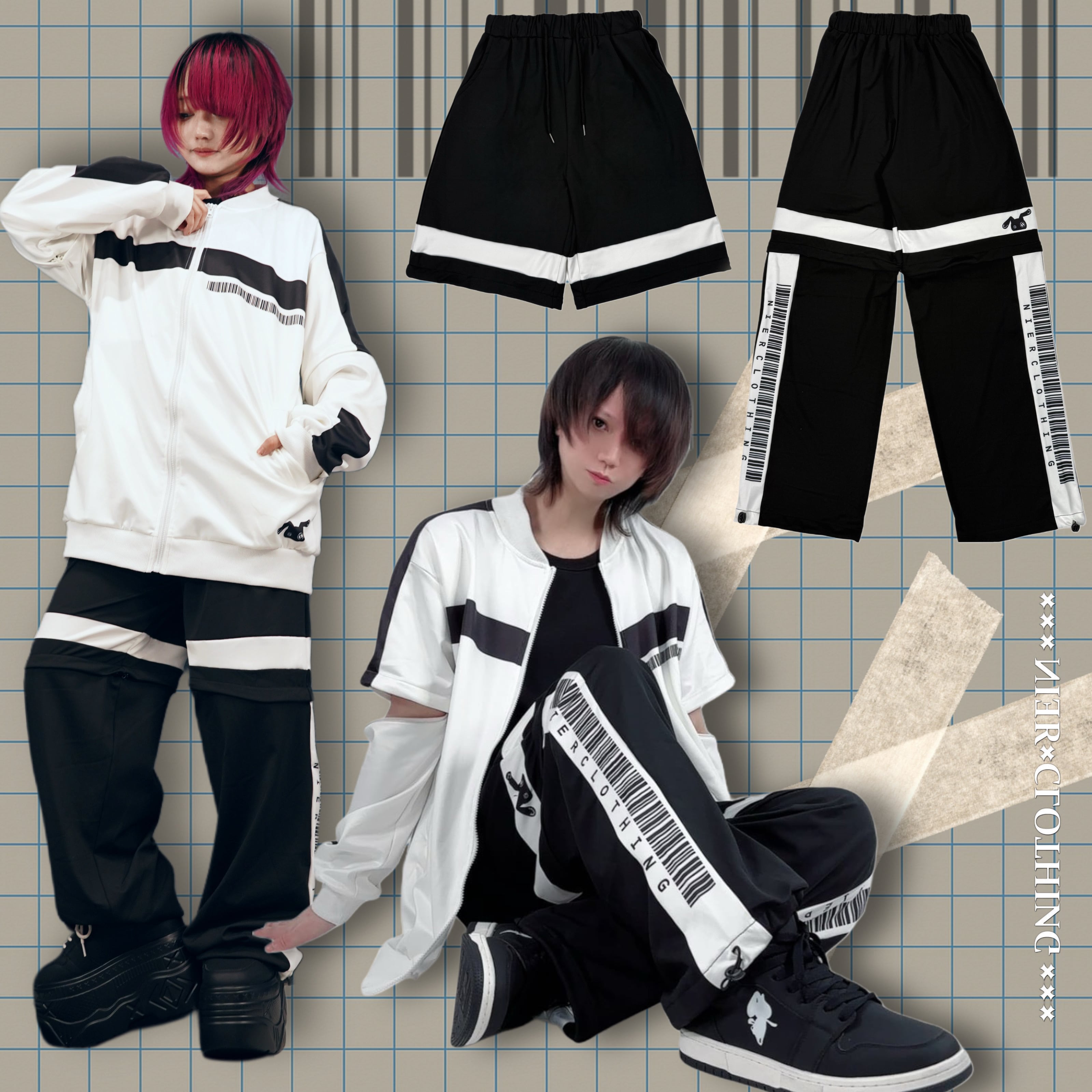 VARIABLE FORM 3WAY ZIP PANTS【CODE】 | NIER CLOTHING