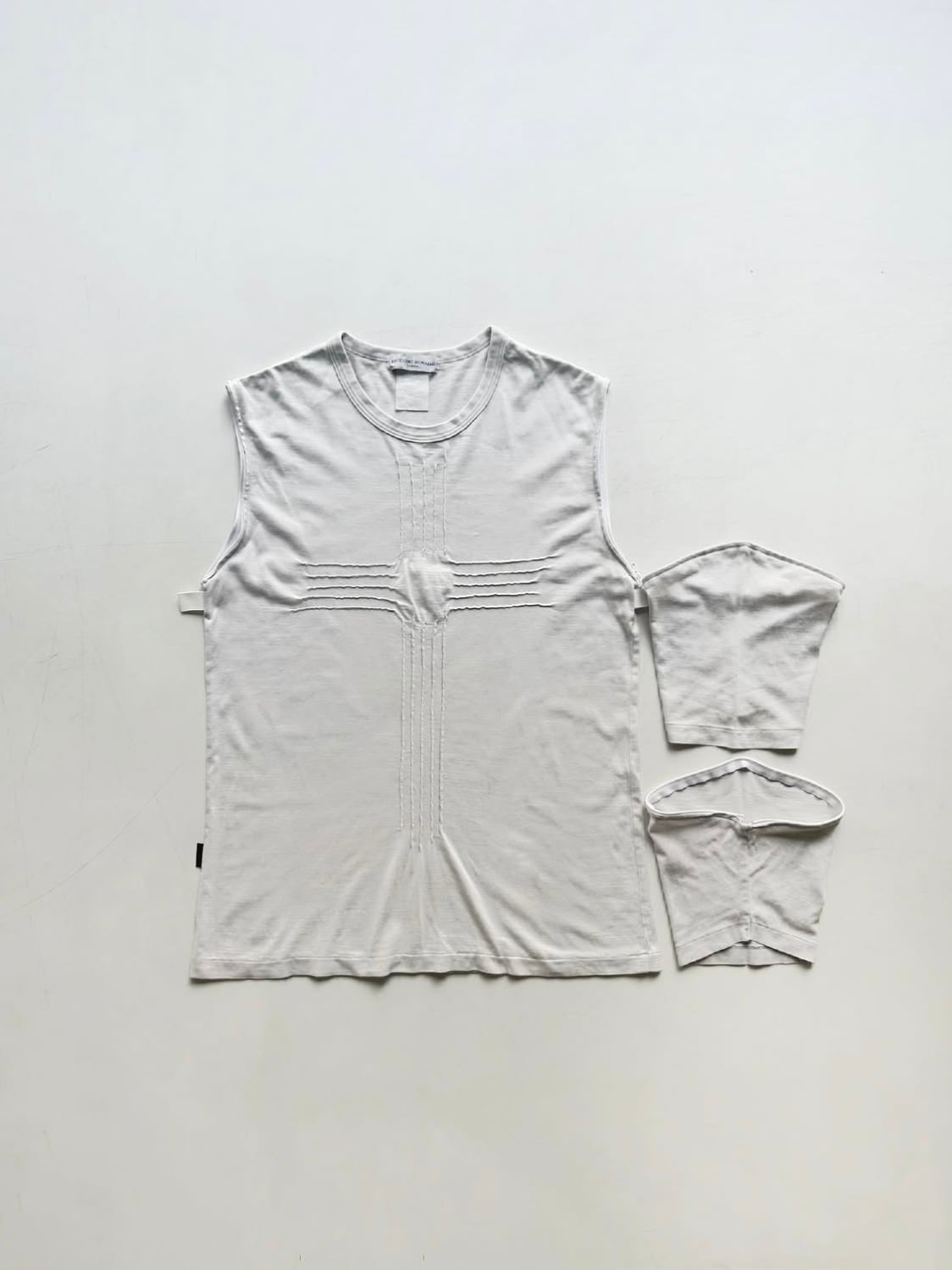 1999SS RYUICHIRO SHIMAZAKI cross design detachable short sleeve t